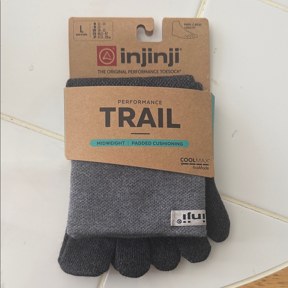 NWT Injinji Performance Trail Toesocks L 🧦